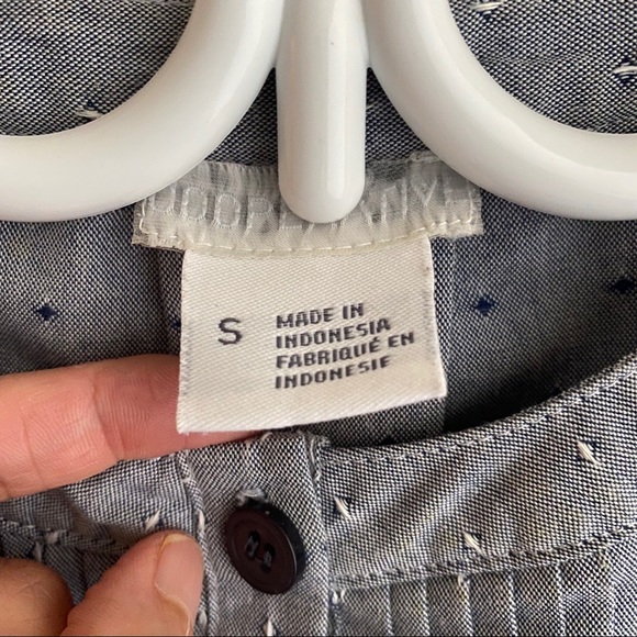 Urban Outfitters Blue Diamond Pattern Tunic Shirt Dress - Picture 2 of 4